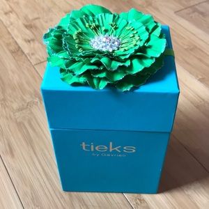 Tieks box, flower, and bag